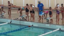 séance entraînement plongeons pour les nageurs de Moorea Natation