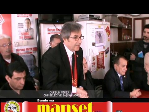 BANDIRMA CHP İLÇE BAŞKANLIĞINDA DP li YENİ ÜYE KATILIM TÖRENİ