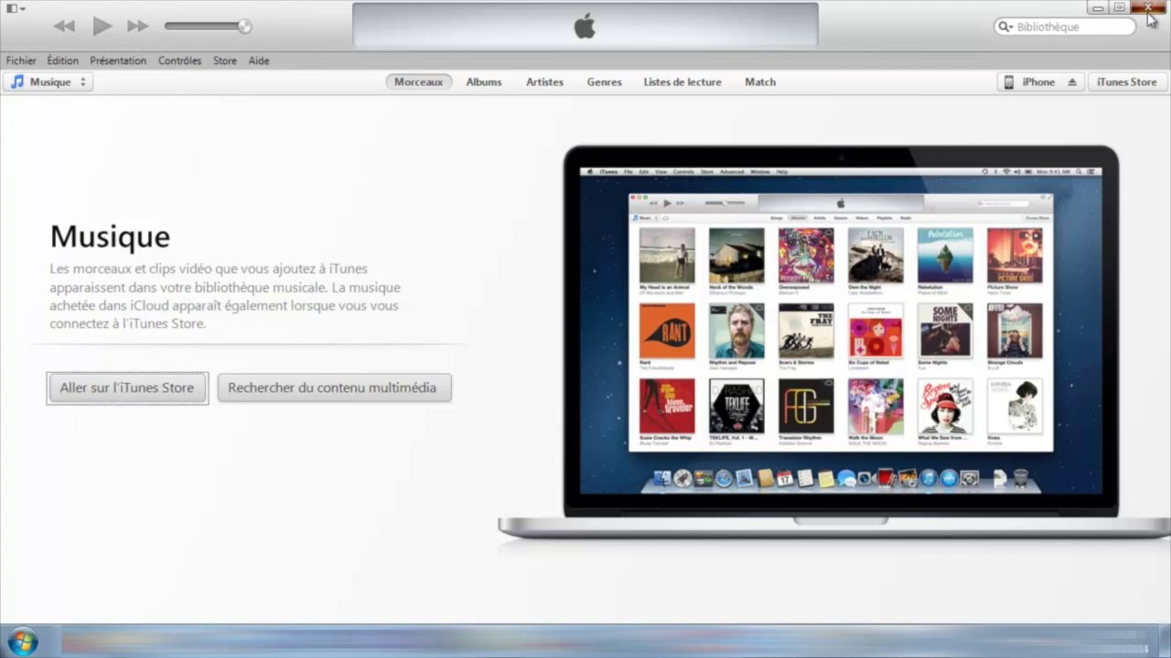Transférer les musiques de l'iPhone vers iTunes