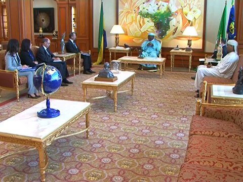 Audience accordée par le Président Ali Bongo Ondimba au Ministre de l’Intérieur du Maroc