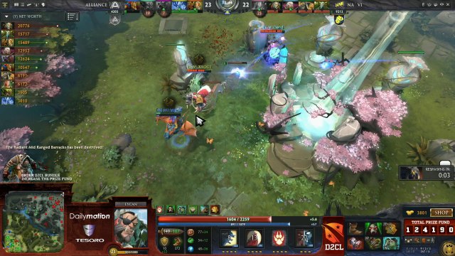 Na'Vi vs The Alliance Game 1 - Dota 2 Champions League Playoffs QF TobiWan & Luminous