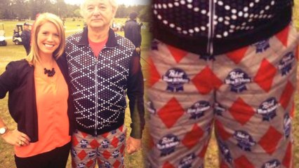 Bill Murray Uses Pants Instead of Social Media to Reveal "Likes": PBR, Women, & Birds