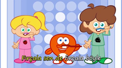 FIRÇALA SEN DE Sevimli Dostlar Eğitici Çocuk Şarkıları Türkçe Çizgi Film Klip