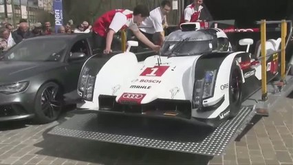 Audi parade au Mans avec une R18 e-tron quattro aux couleurs inédites