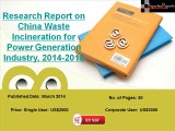 China Waste Incineration for Power Generation Industry 2018