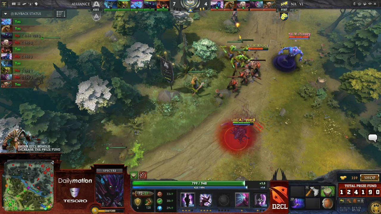 Na'Vi vs The Alliance Game 3 - Dota 2 Champions League Playoffs QF TobiWan & Luminous