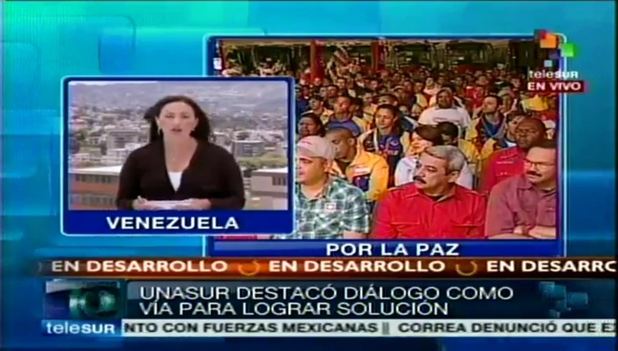 Unasur reitera interés por defender la democracia en Venezuela
