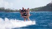 Richard Branson Breaks Guinness World Kite Surfing Record