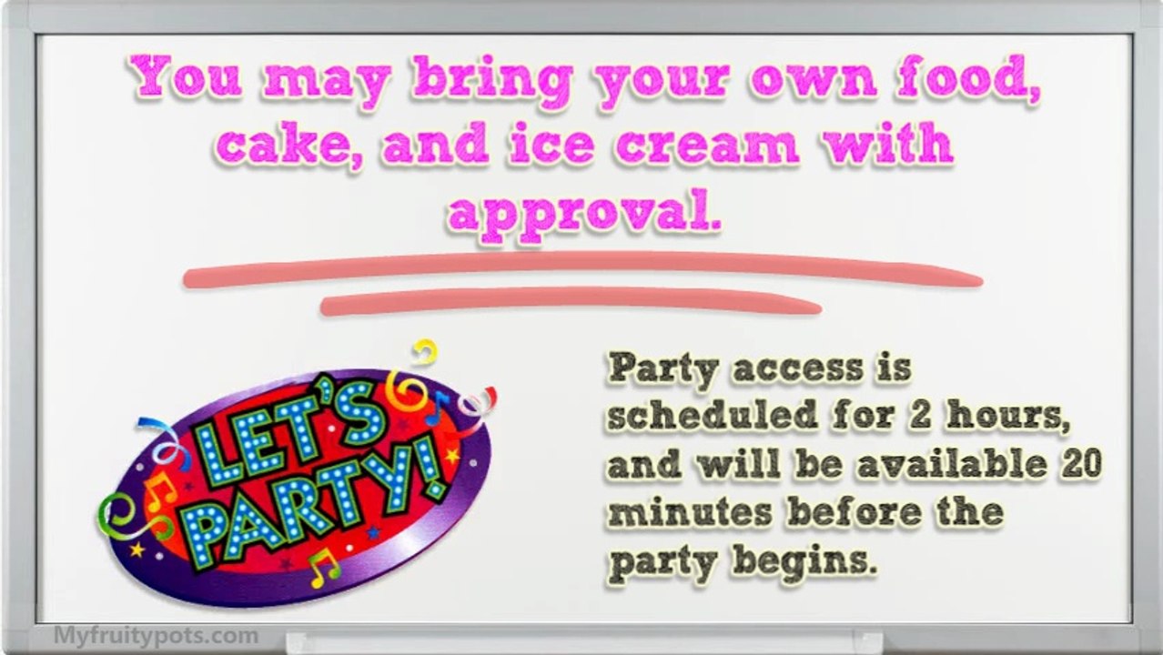 Book a Party with My Fruity Pots