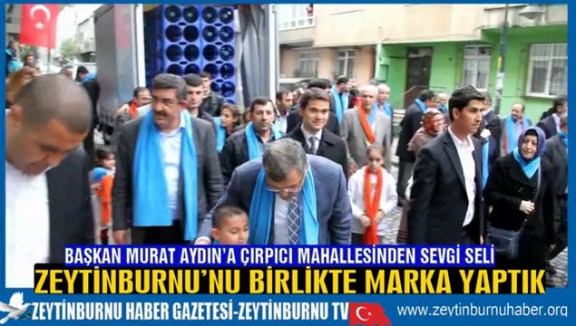 Başkan Murat Aydın Çırpıcı Mahallesinde