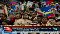 Venezuela: miles de estudiantes se reúnen con Nicolás Maduro