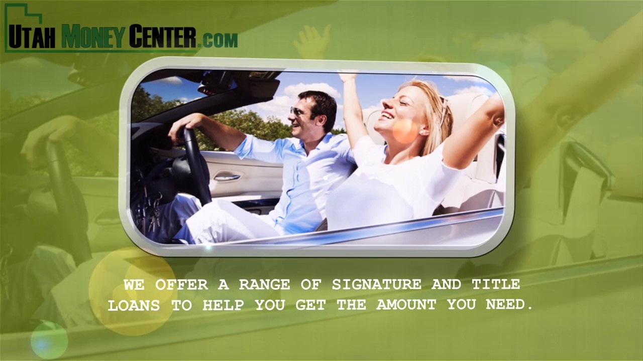 Utah Money Center - Better Option for Borrowed Money