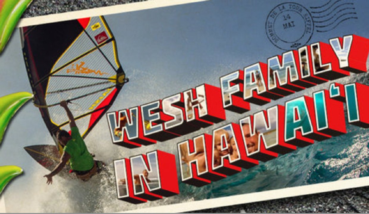 Windsurfing Hawaii - The Wesh Family in action