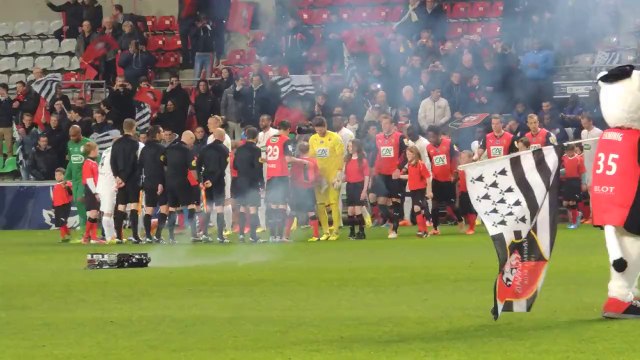27/03/14 : SRFC-LOSC : Erminig et entrée des joueurs