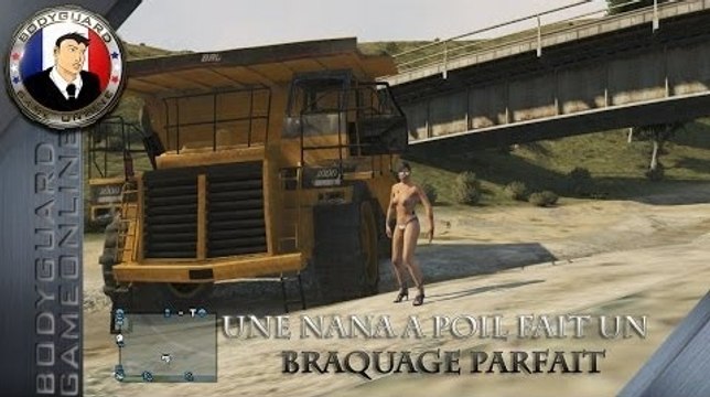 Gta 5 Une Nana A Poil Fait Un Braquage Parfait Avec Le Camion Benne