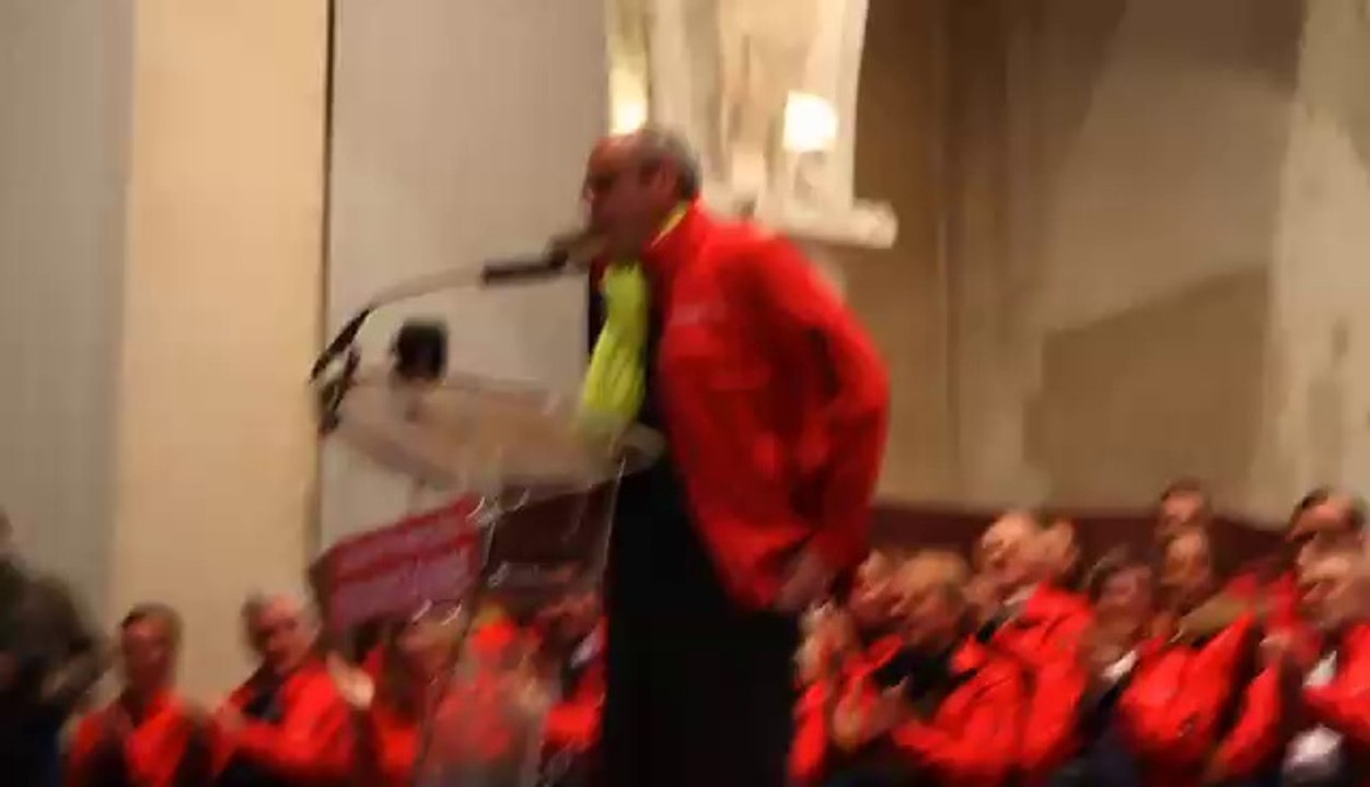 Municipales La Rochelle 2014 - Jean-Marc Soubeste, meeting de fin de campagne avec Jean-François Fountaine à l'Oratoire, le 27 Mars 2014