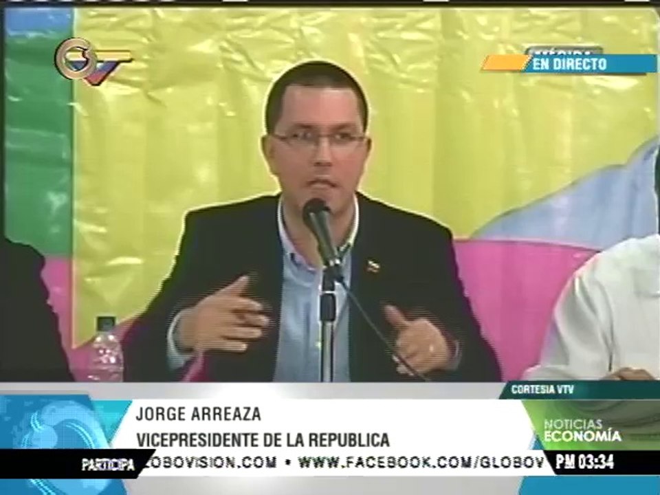Arreaza: Esperamos poder sentarnos con la MUD a dialogar