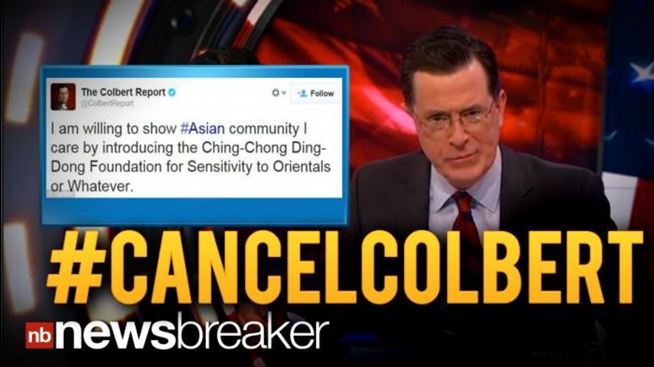 #CANCELCOLBERT: Twitter Reacts to "Racist Tweet" from Comedy Central's Colbert Report Account