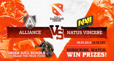 Na'Vi vs The Alliance Game 4 - Dota 2 Champions League Playoffs QF TobiWan & Luminous