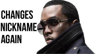 Sean Combs Changes His Nickname, Again