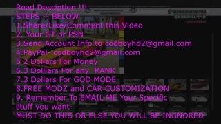 GTA 5 GOD MODE Unlimited MONEY RANK HACK PS3 XBOX