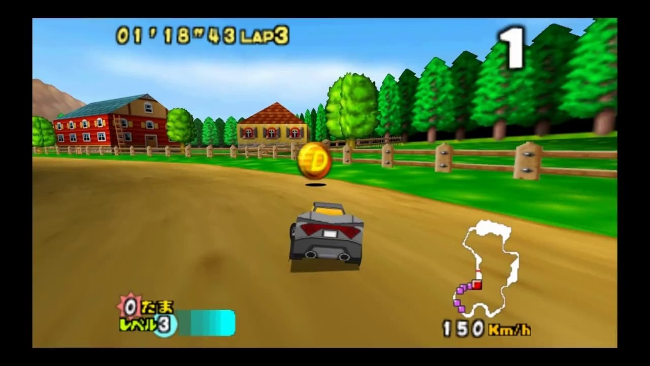 Choro Q 64 2 HD (チョロQ64 2) on Project64 Emulator (Widescreen Hack)