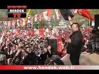 İsmail Türüt Hendek'te Mhp Mitinginde Sahne Aldı