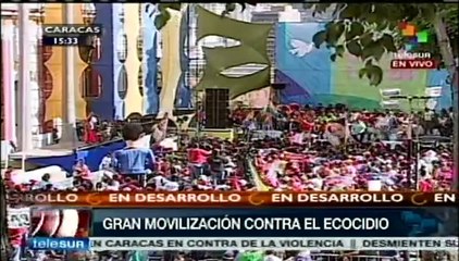 Magna asamblea de Maduro con 80 mil ecologistas en plaza pública