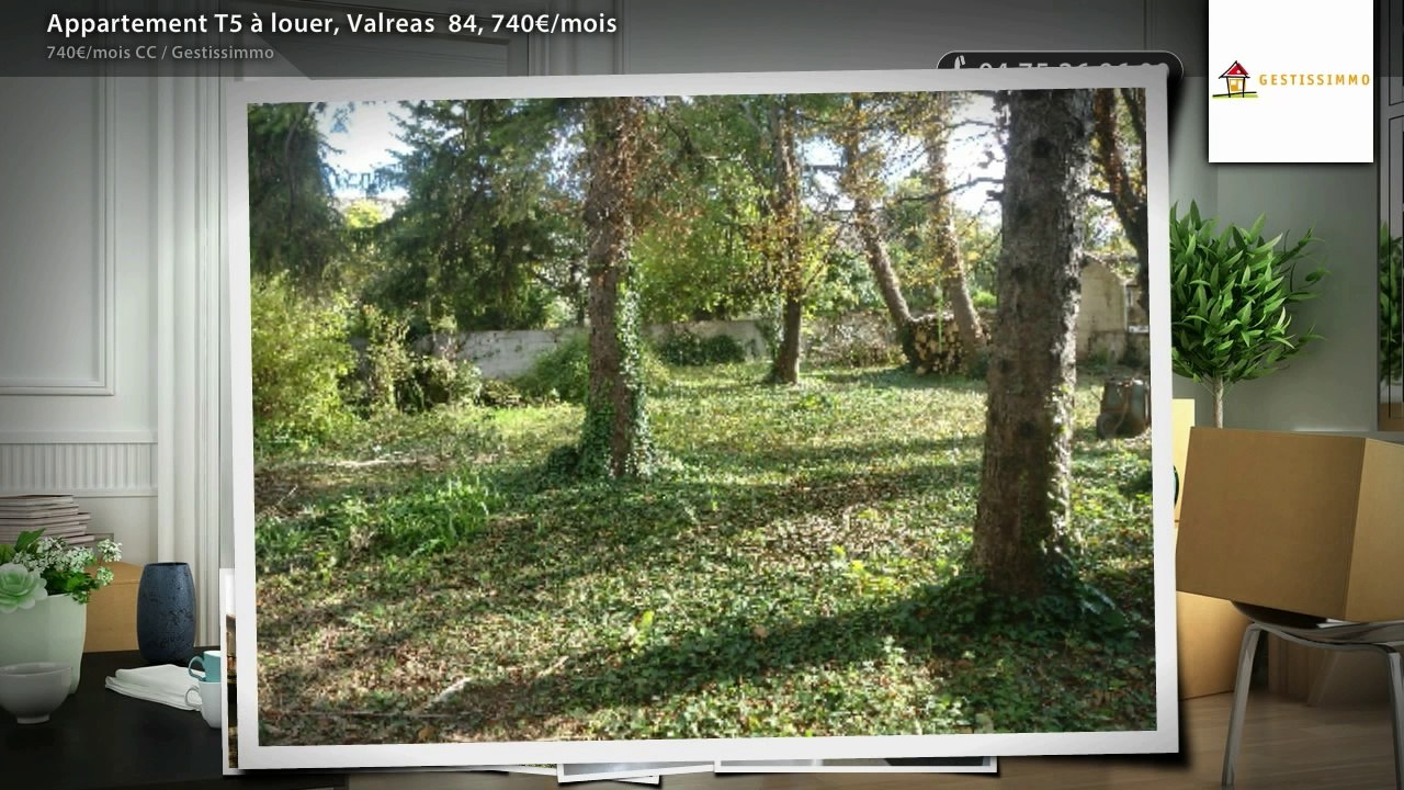 Appartement T5 à louer, Valreas  84, 740€/mois