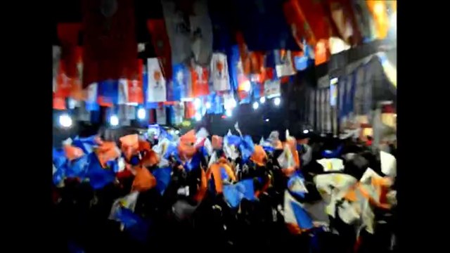 ak parti alifuatpaşa mitingi-miting alanına giriş