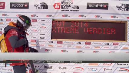 FWT14 - Run of Bib #5 Jackie Paaso USA - Xtreme Verbier 2014