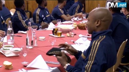 Beaucoup de monde à l'arrivée de l'OM à Sochaux