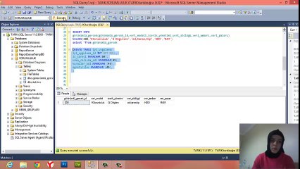 MERVE BULAN SQL DERS ANLATIMI