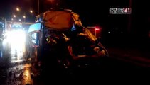 Trabzon'da Feci kaza! Ambulans ile tır çarpıştı