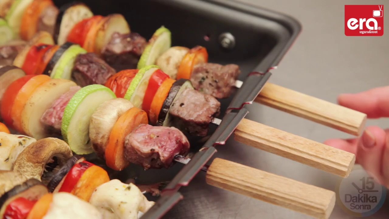 ERA  SM-2 “ GRİLLEX  “4 ‘Ü  1 Arada -Kapaklı -Kokusuz-Dumansız- Yıkanabilir- Elektrikli Izgara