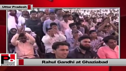 Rahul Gandhi addresses election rally in Ghaziabad