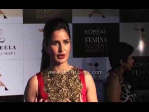 Katrina Kaif add glamour at L'Oreal Paris Femina Women Awards