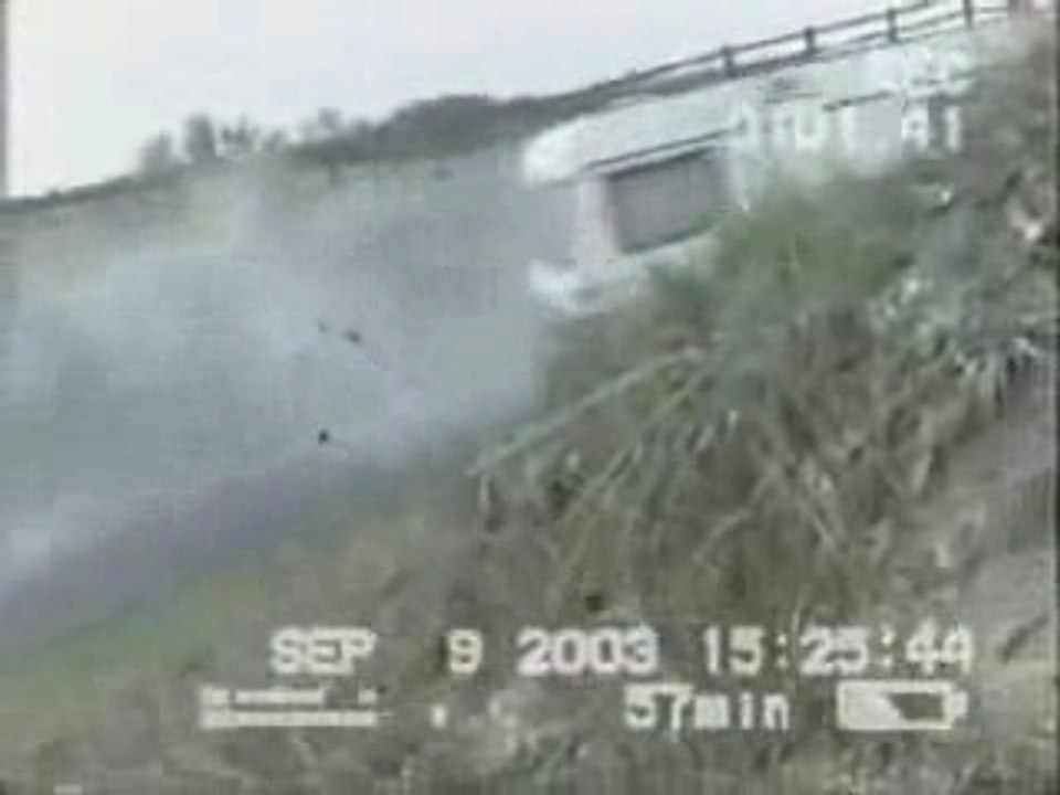 Accident caravane