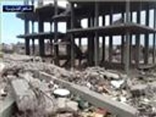 آثار الدمار بمناطق سكنية ومراكز للرعاية الصحية بسيناء