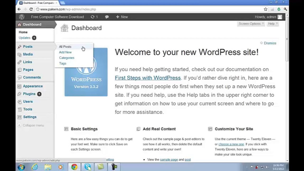Class 4 WordPress New Post