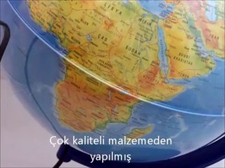 HEM SİYASİ HEM FİZİKİ 30 CM ÇAPINDA IŞIKLI KÜRE ÖĞRETMEN VE ÖĞRENCİLERE ÖZEL