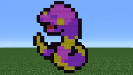 Minecraft Pixel Art: The Original 150 - #23 Ekans