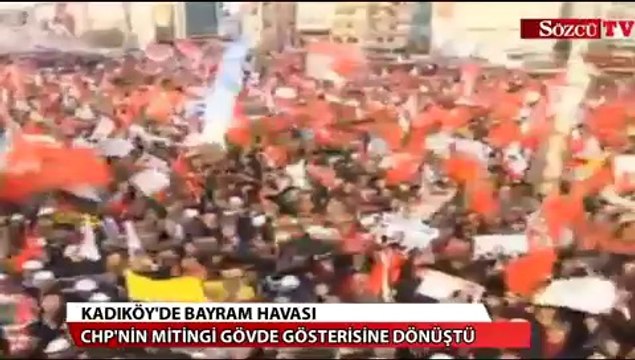 CHP'den Kadıköy'de gövde gösterisi