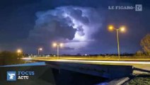 Un vidéaste amateur filme un orage impressionnant