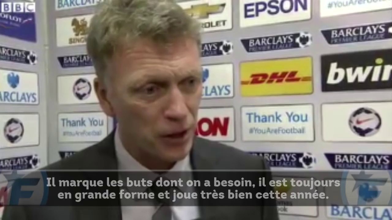 David Moyes évoque le public d'Old Trafford et Wayne Rooney