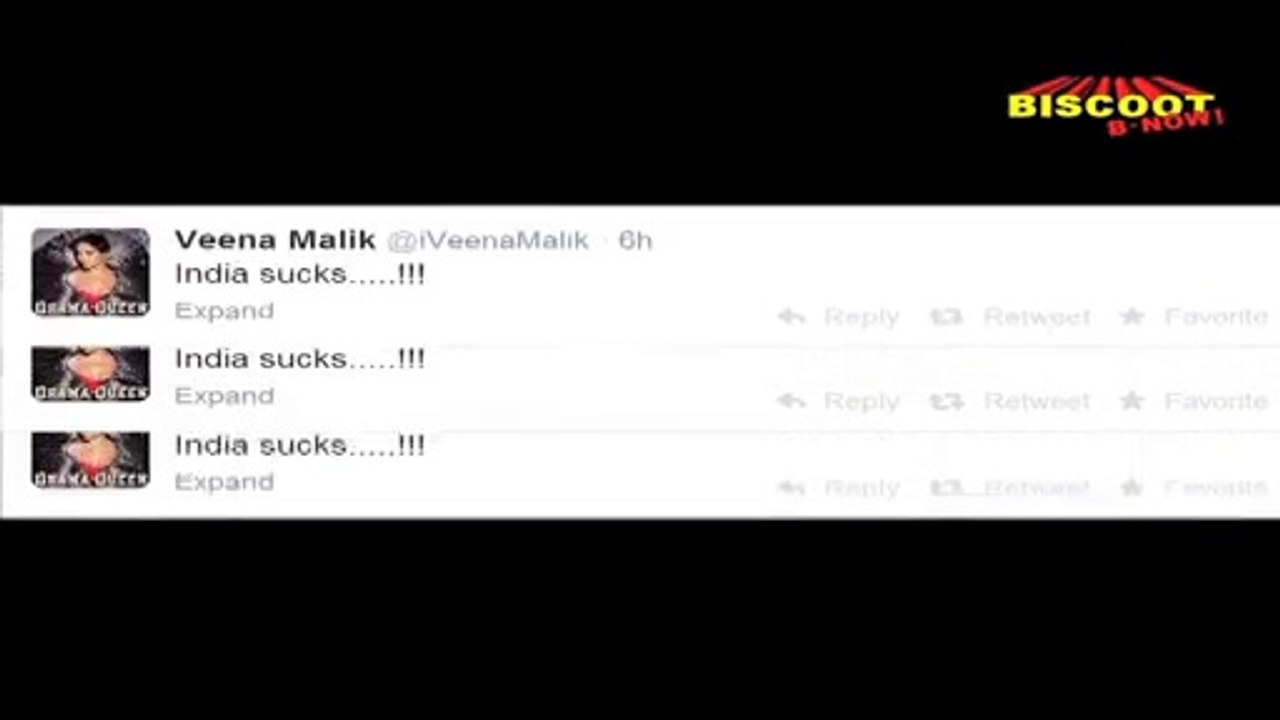 Veena Malik's shocking anti-India tweet!