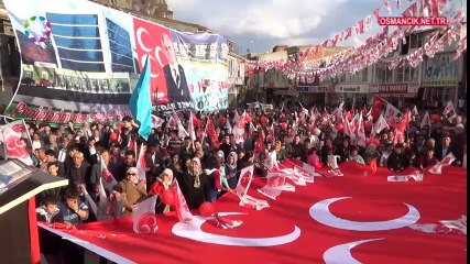 Osmancık'ta Son Mitingi MHP Adayı Yaptı