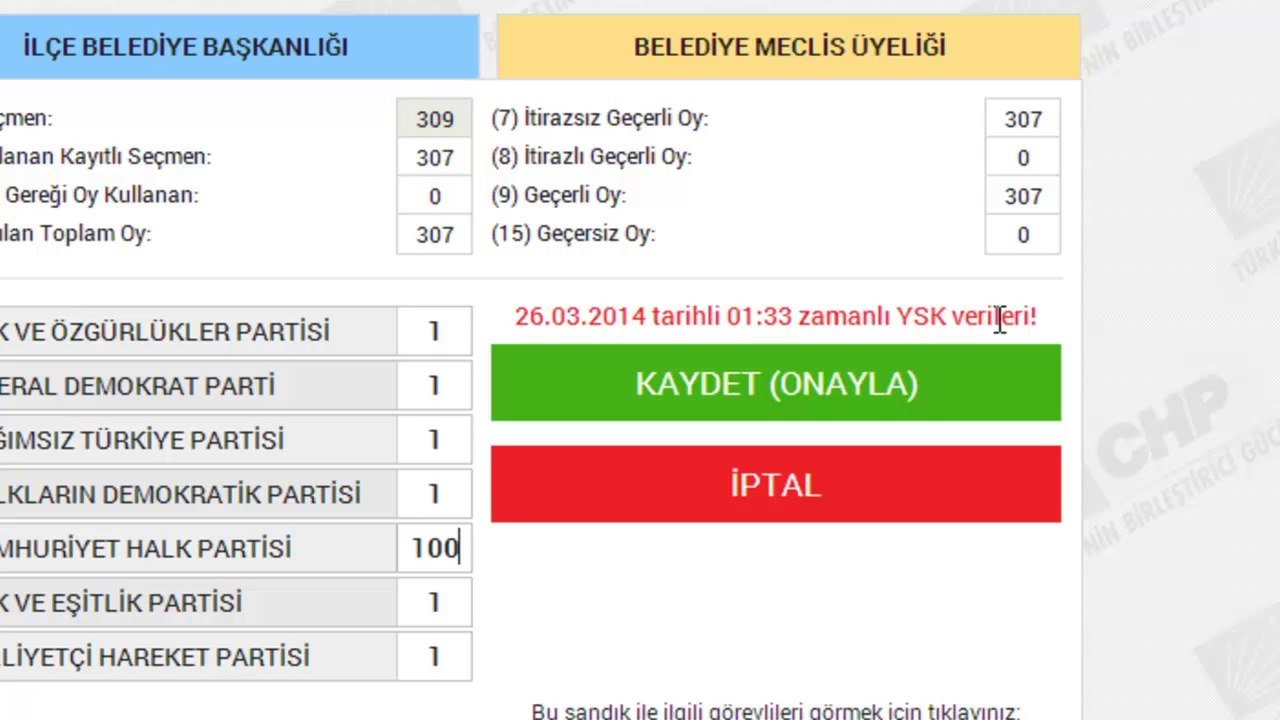 CHP SSGS Sistem Eğitimi