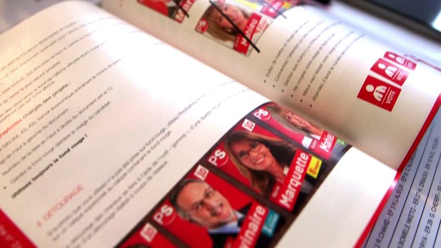 Séance photo pour les candidats PS.