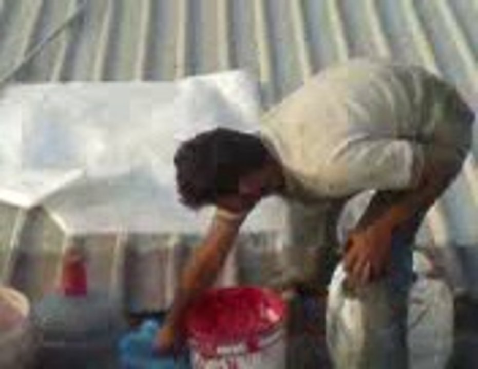 water proofing/ coating/ repairing with (FRP) fiberglass by HK Fiber